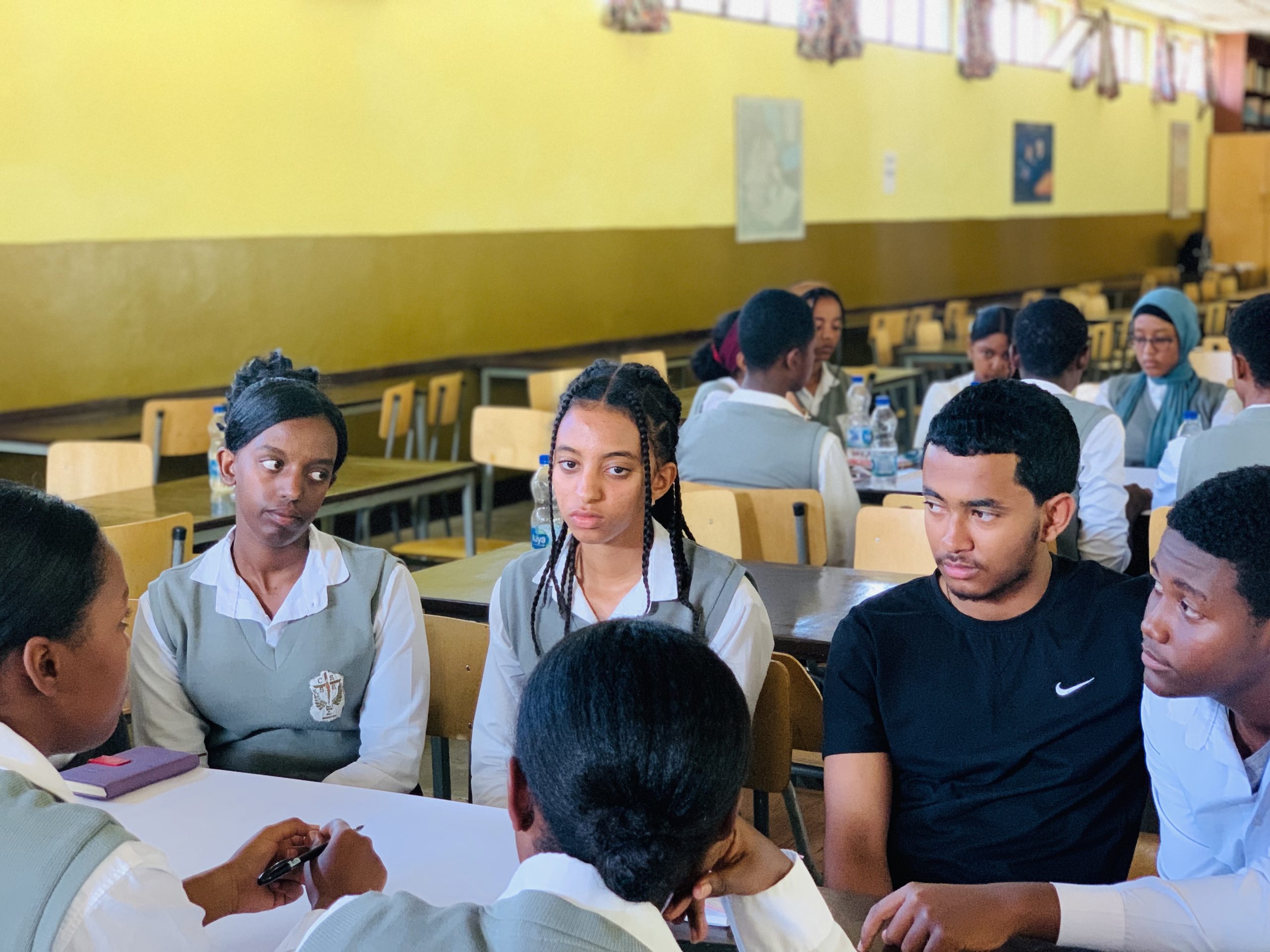 Participants at a GSI training session
